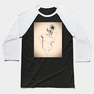 Transgender Man Art Print Design Baseball T-Shirt